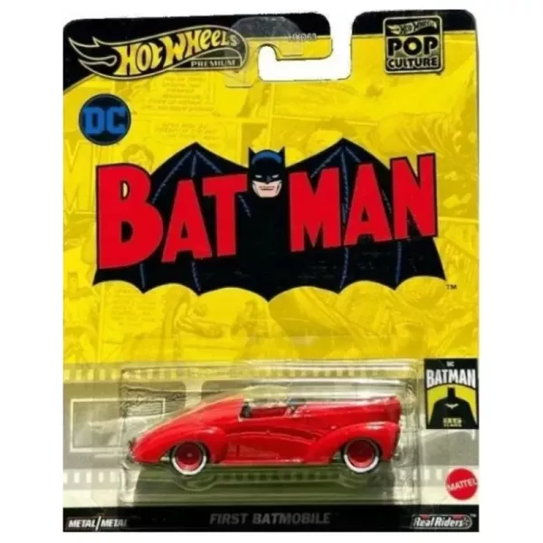 Hot Wheels: Pop Culture - Batman First Batmobile mașinuță
