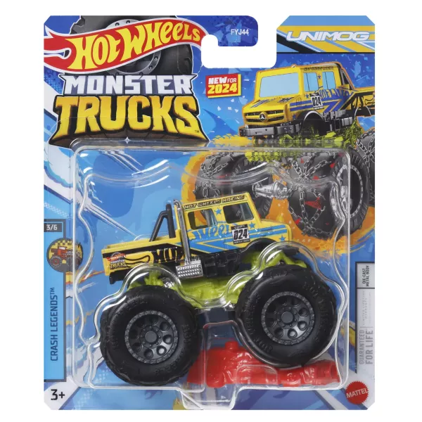Hot Wheels Monster Trucks: Unimog mașinuță, 1:64