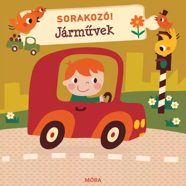 Carte de puzzle în limba maghiară - vehicule