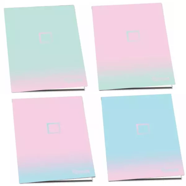 Pulse: Pastel Colours caiet cu pătrățele, A5 - diferite
