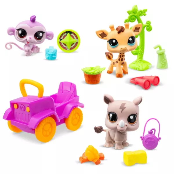 Littlest Pet Shop: Figura csomag, 1. széria, 3 db-os - Szafari