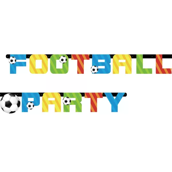 Girlandă footbal party - 1.6 m