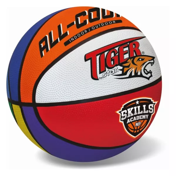 Tiger minge de basketball - colorată