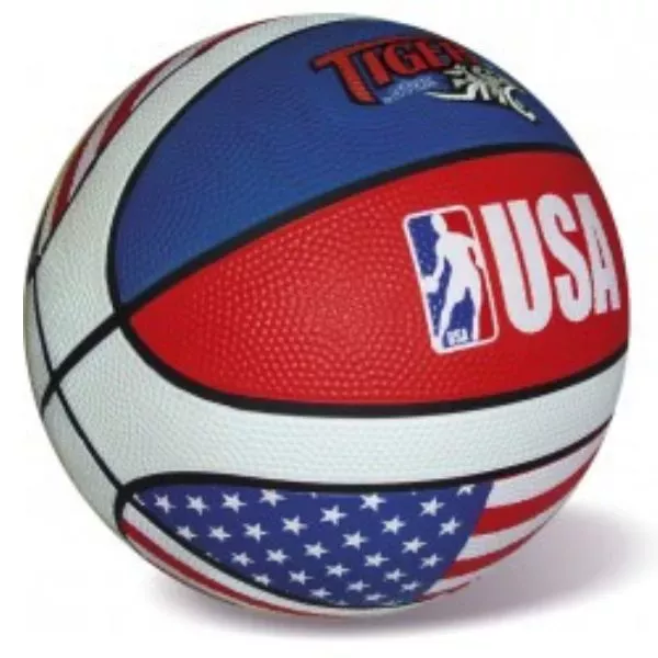 Kosárlabda USA felirattal - piros-kék