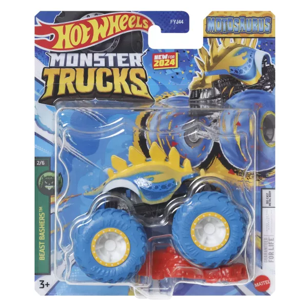 Hot Wheels Monster Trucks: Motosaurus kisautó, 1:64