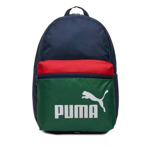 Puma: Phase hátizsák hálós zsebbel - Kék-zöld