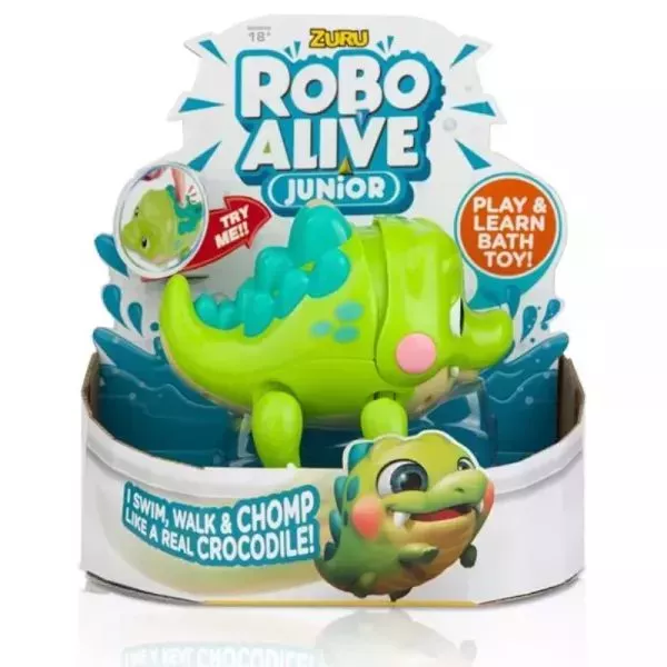 Robo Alive Junior: Úszó robotállatkák - Krokodil