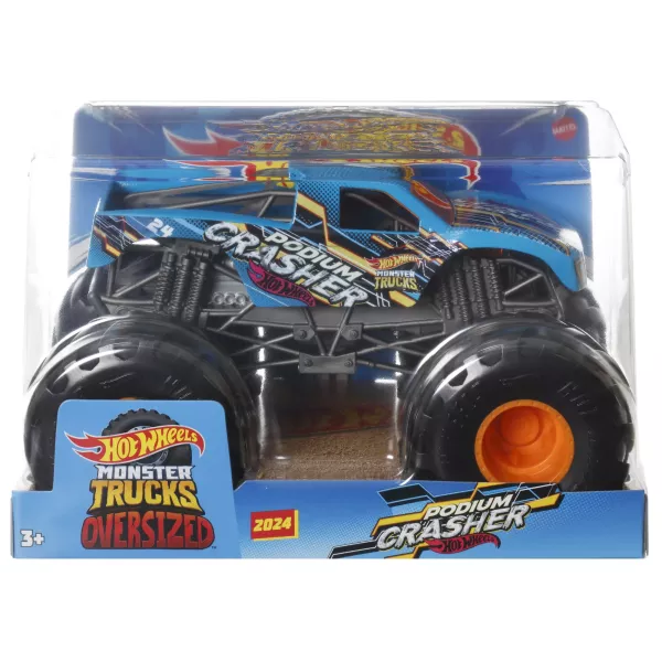 Hot Wheels: Monster Trucks - Podium Crasher kisautó, 1:24