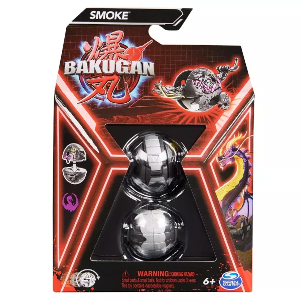 Bakugan Core: 3.0 alapcsomag - Smoke, fekete