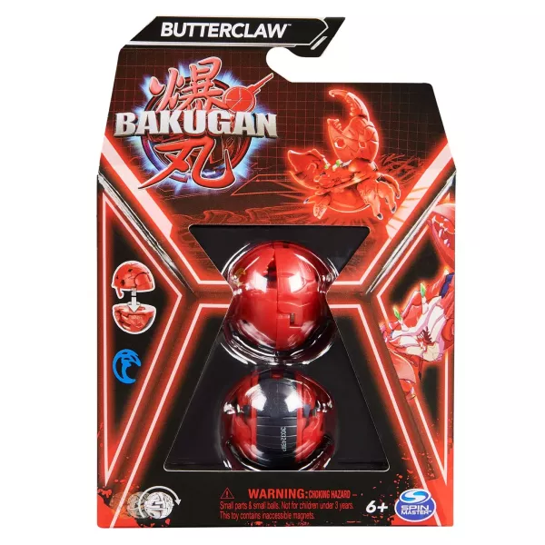 Bakugan Core: 3.0 set de bază - Butterclaw, roșu