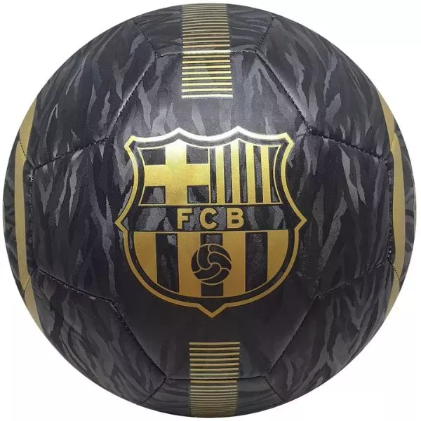 FC Barcelona: Fekete-arany focilabda címerrel, 5-ös méret