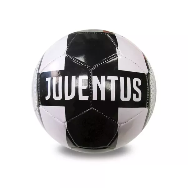 FC Juventus: Fekete-fehér focilabda címerrel, 5-ös méret