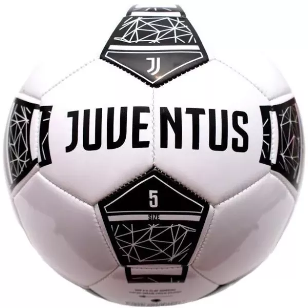 FC Juventus: sort-hvid fodbold, størrelse 5