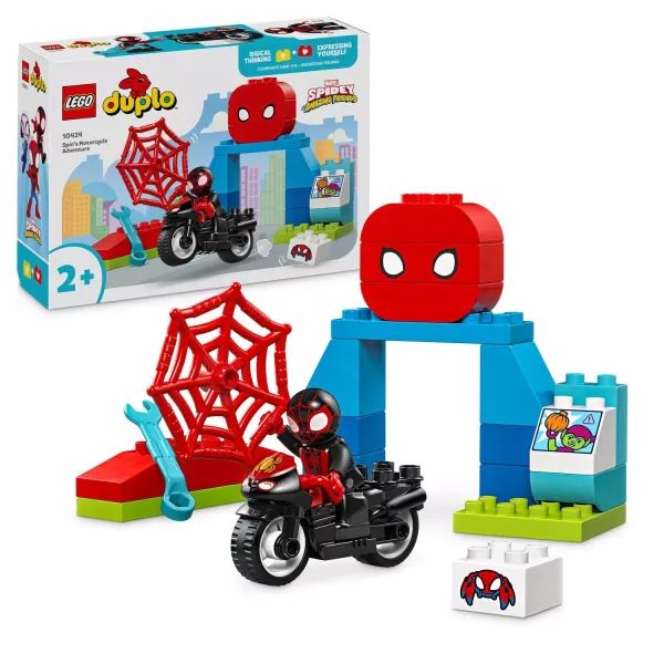 LEGO® DUPLO® Marvel Spin motorkerékpáros kalandjai szett 10424 akciós termékkép 1