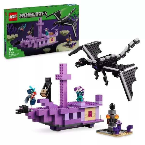 LEGO® MINECRAFT®: A végzetsárkány és a végzethajó 21264