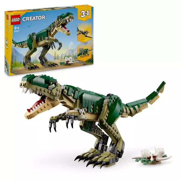 LEGO® Creator 3 az 1-ben T-Rex, dinós játék gyerekeknek 31151