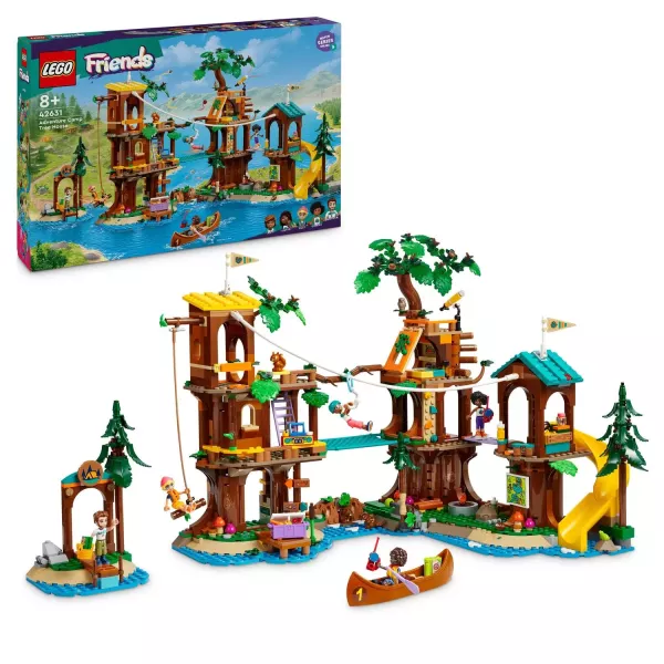 LEGO® FRIENDS: Casa din copac din tabăra de aventuri 42631
