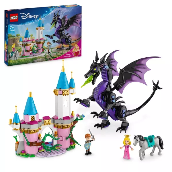 LEGO® DISNEY PRINCESS: Maleficent sub formă de dragon 43240