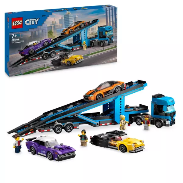 LEGO® City: Camion transportor de mașini sport 60408