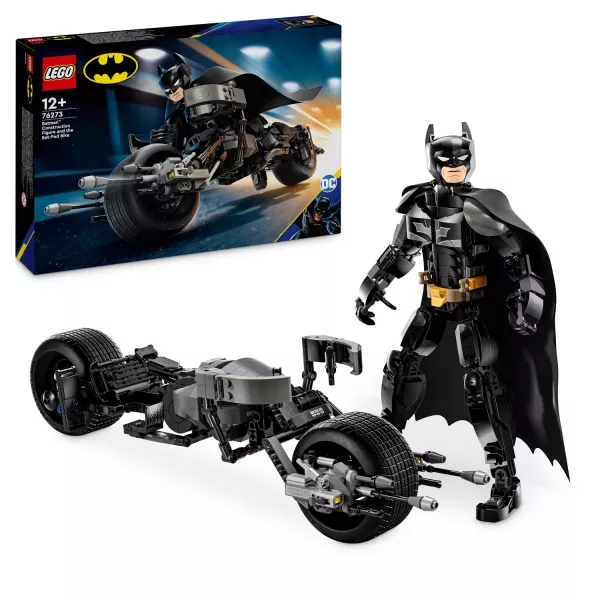 LEGO® DC: Figurină de construcție Batman și motocicleta Bat-Pod 76273
