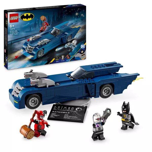 LEGO® DC: Batman cu al său Batmobile vs Harley Quinn și Mr. Freeze 76274