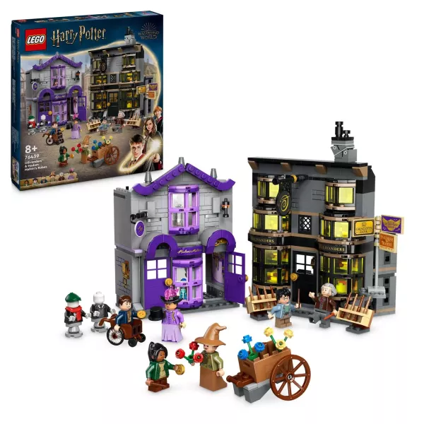 LEGO® HARRY POTTER: Magazinul de baghete Ollivander și magazinul de haine al lui Madam Malkin 76439
