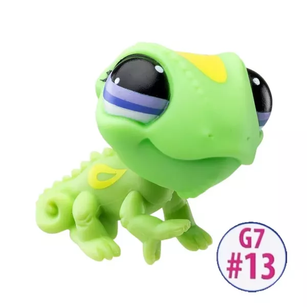 Littlest Pet Shop: Játékfigura #13 - Kaméleon