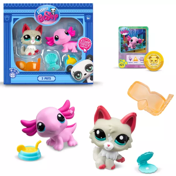 Littlest Pet Shop: Búvárkodó állatok figura szett - 2 darabos