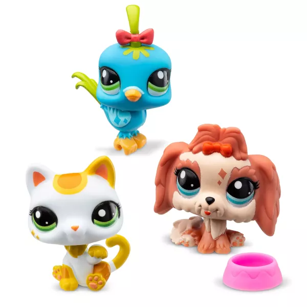 Littlest Pet Shop Figura szett - Városi hangulat - 3 darabos