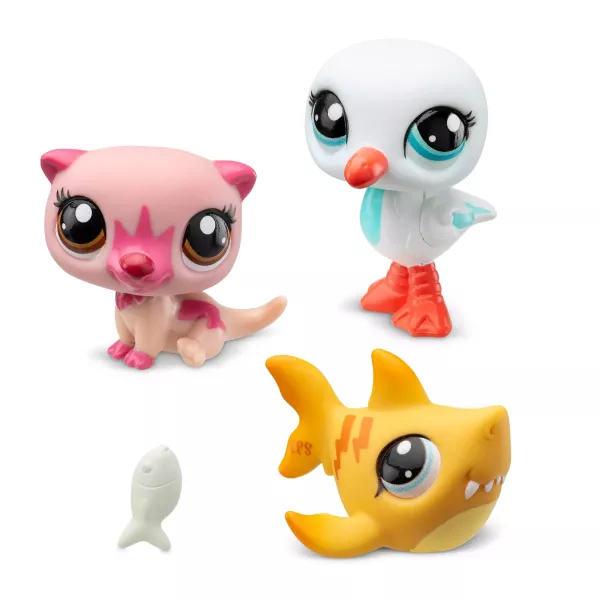 Littlest Pet Shop Figura szett - Szigeti kaland - 3 darabos