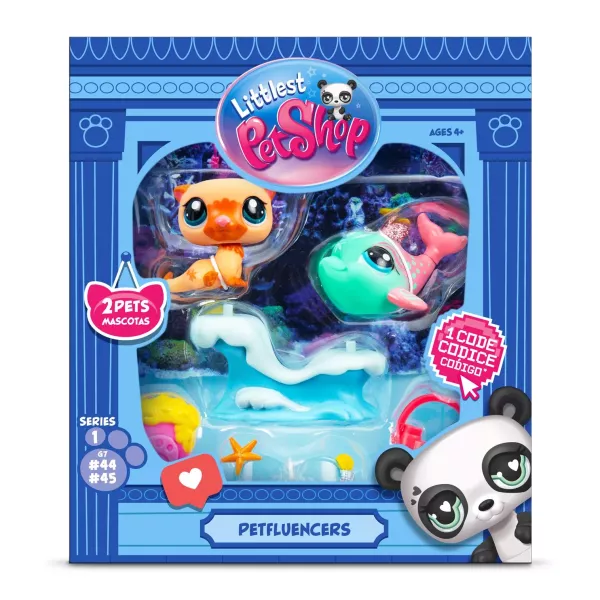 Littlest Pet Shop: Petfluencer szett - Víz alatti kaland - 2 darabos