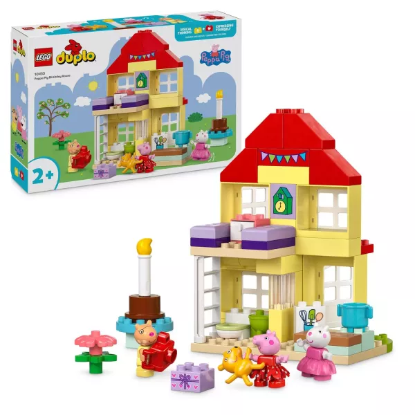 LEGO® DUPLO®: Casa aniversară a Purcelușei Peppa 10433