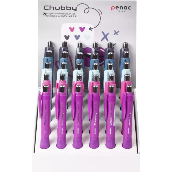 Bolígrafo Penac: Punta gruesa de 1,0 mm - varios colores