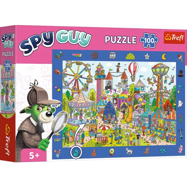 Trefl: Spy Guy parcul de distracții puzzle - 100 piese