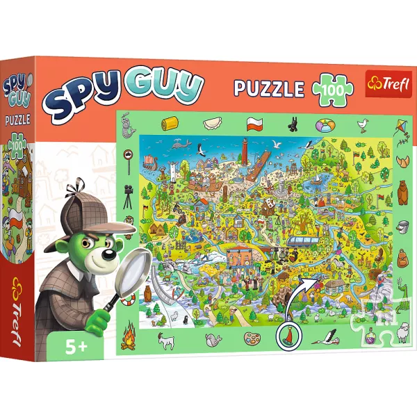 Trefl: Spy Guy polonia puzzle - 100 piese