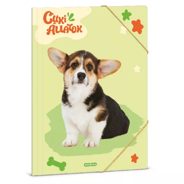 Cute Animals: Dosszié corgi kutya mintával, A4