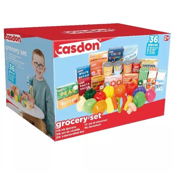 Žaislinių maisto produktų rinkinys - 36 dalių