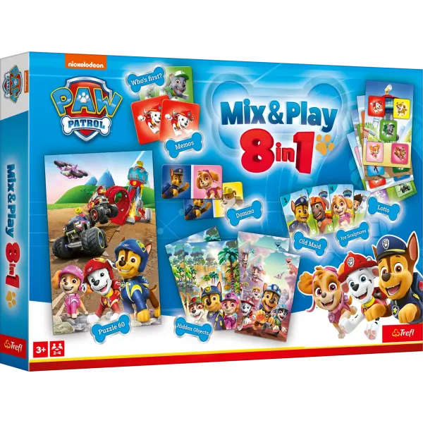 Trefl: Paw Patrol 8 în 1 joc de societate