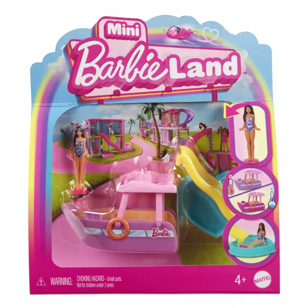 Barbie: Mini BarbieLand veículo - Barco dos Sonhos