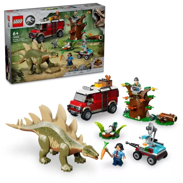 LEGO® Jurassic World:Misiunea „Dinozaur”: Descoperirea unui Stegosaurus 76965