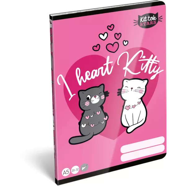 Heart Kitty: Sima füzet - A5