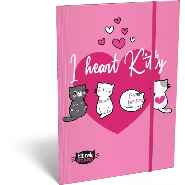 Heart Kitty: Gumis mappa - A4