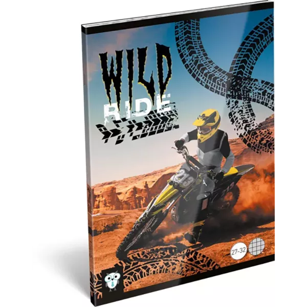 Wild Ride: Négyzetrácsos füzet - A5