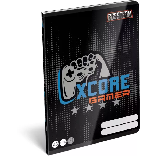 Gamer XCore: Négyzetrácsos füzet - A5