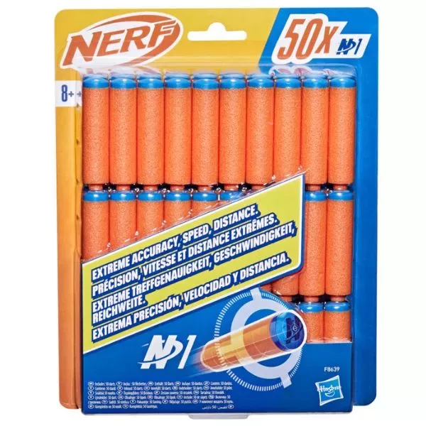 Nerf: N1 proiectile din burete - 50 buc