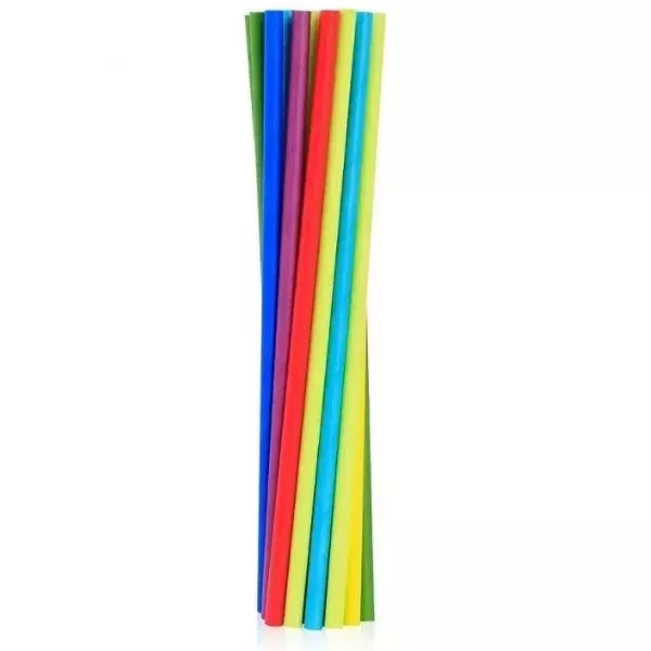 Cannucce di carta colorata, 20 cm - 24 pezzi
