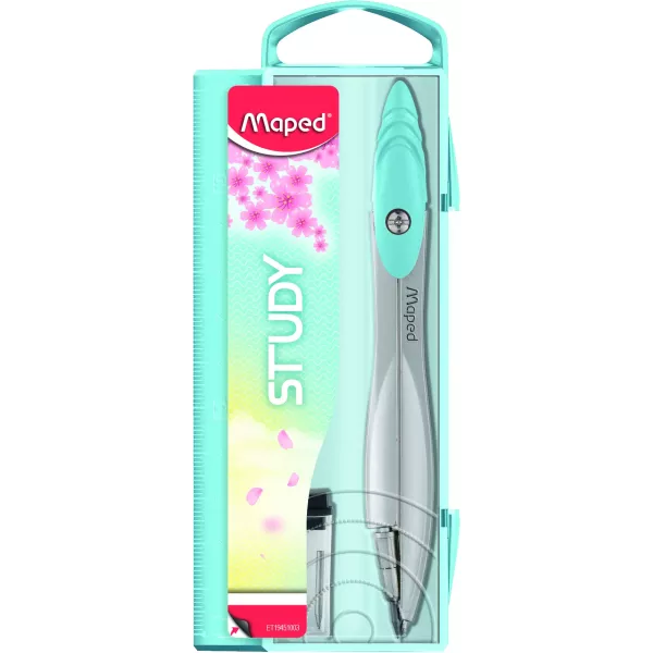 MAPED: Compás de color azul pastel con punta