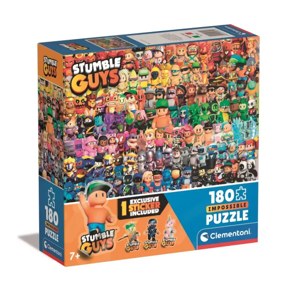 Clementoni: Stumble Guys lehetetlen puzzle - 180 darabos