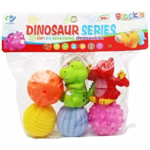 Set de baie cu dinosauri