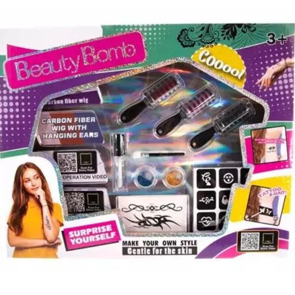 Beauty Bomb set de tatuaje pentru fete